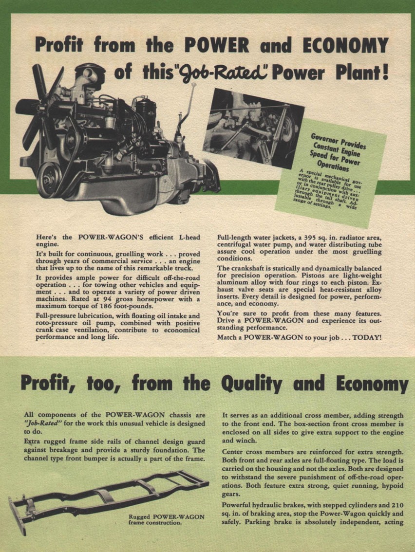 Job-Rated Power Plant brochure page