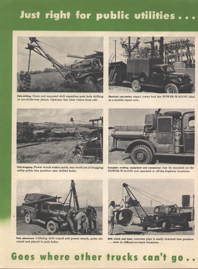 Just right for public utilities brochure page