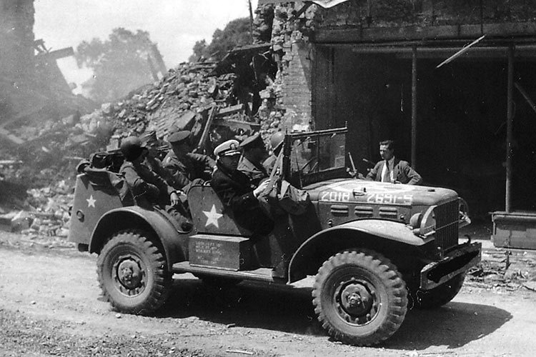 Dodge WC command car in wartime